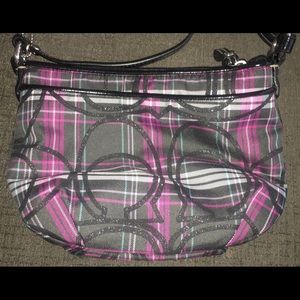 Authentic Signature Coach Cross Body Purse